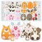 Easy kullaloo Cut & Sew fabric panel "HAPPY FARM" – Sew your own teddy cloth doll with clothing & accessories